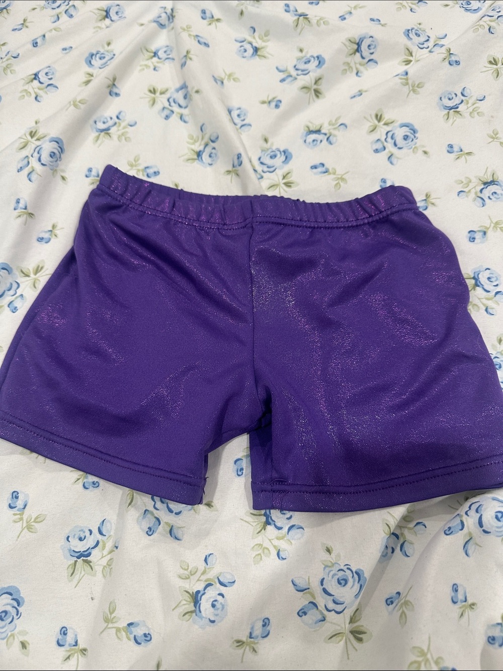 Purple Kids Athletic Shorts